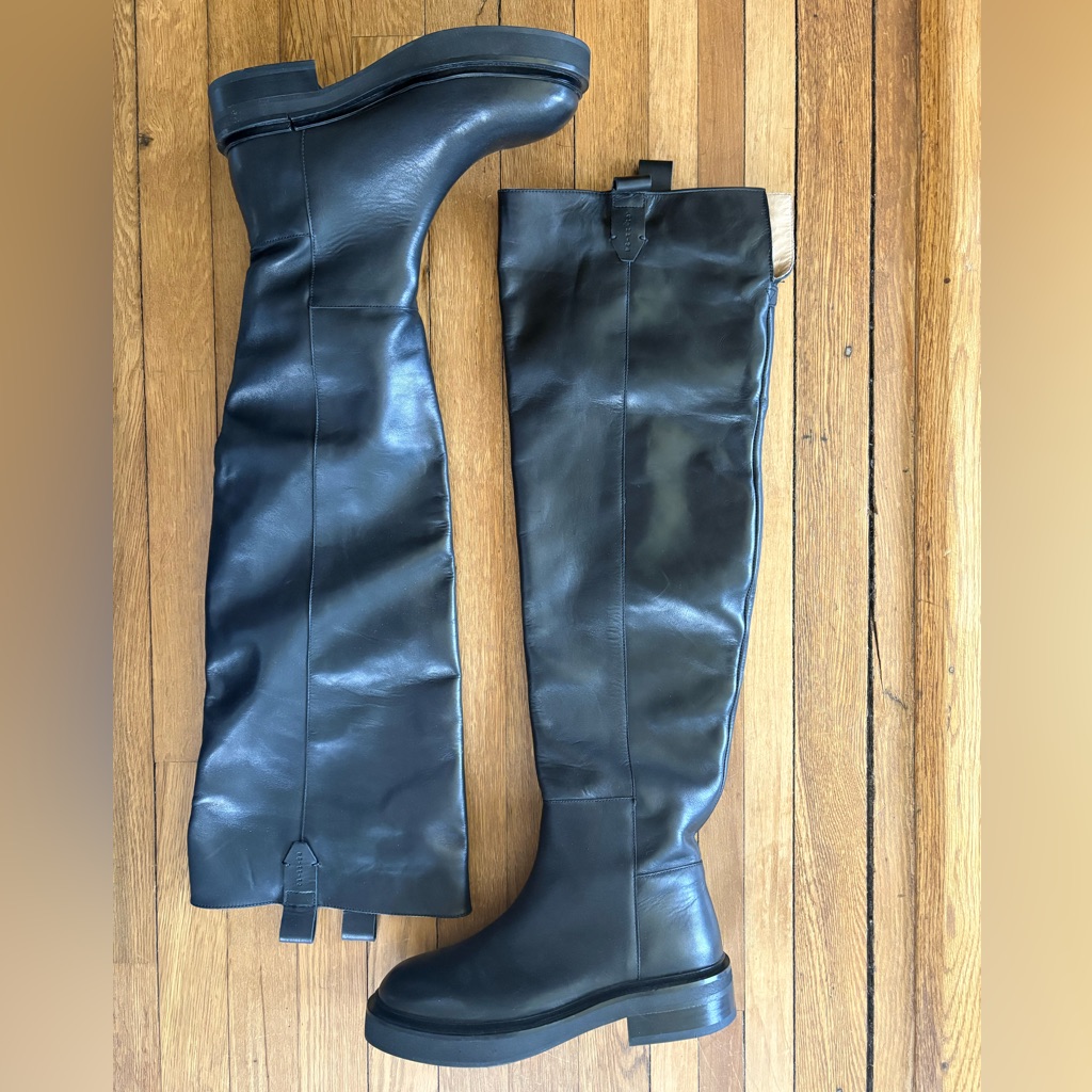 Allsaints Mindy Over-The-Knee Leather Boots